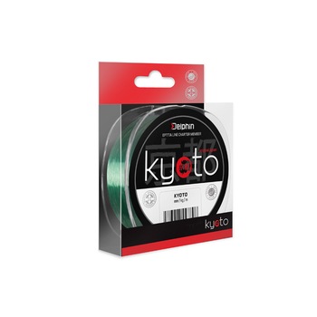 Fir pescuit, Monofilament Delphin, Model KYOTO Culoare verde Diametru 0,203mm Rezistenta 8,4lbs Lungime 300m Fir pescuit, Monofilament Delphin, Model KYOTO Culoare verde Diametru 0,203mm Rezistenta 8,4lbs Lungime 300m