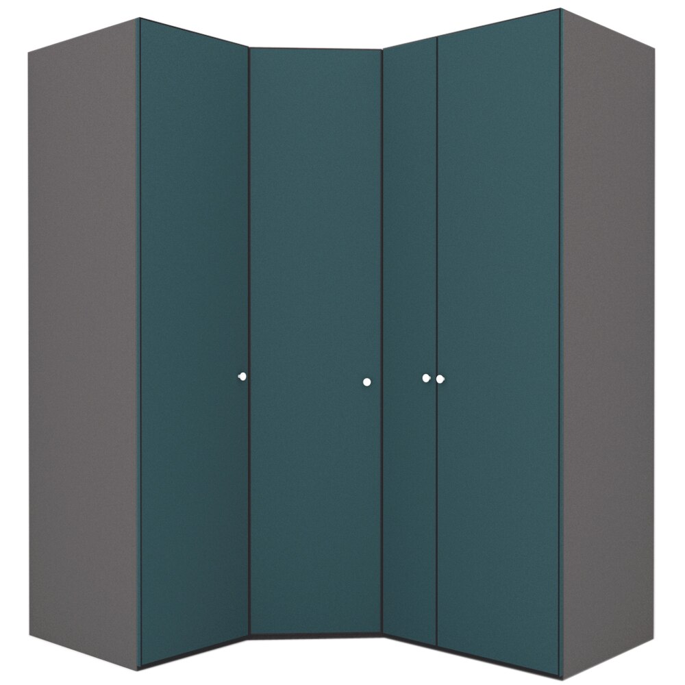 Dulap de Colt Genarom LEX Model A, Decor 0244, 153-178 x 218 x 66 cm