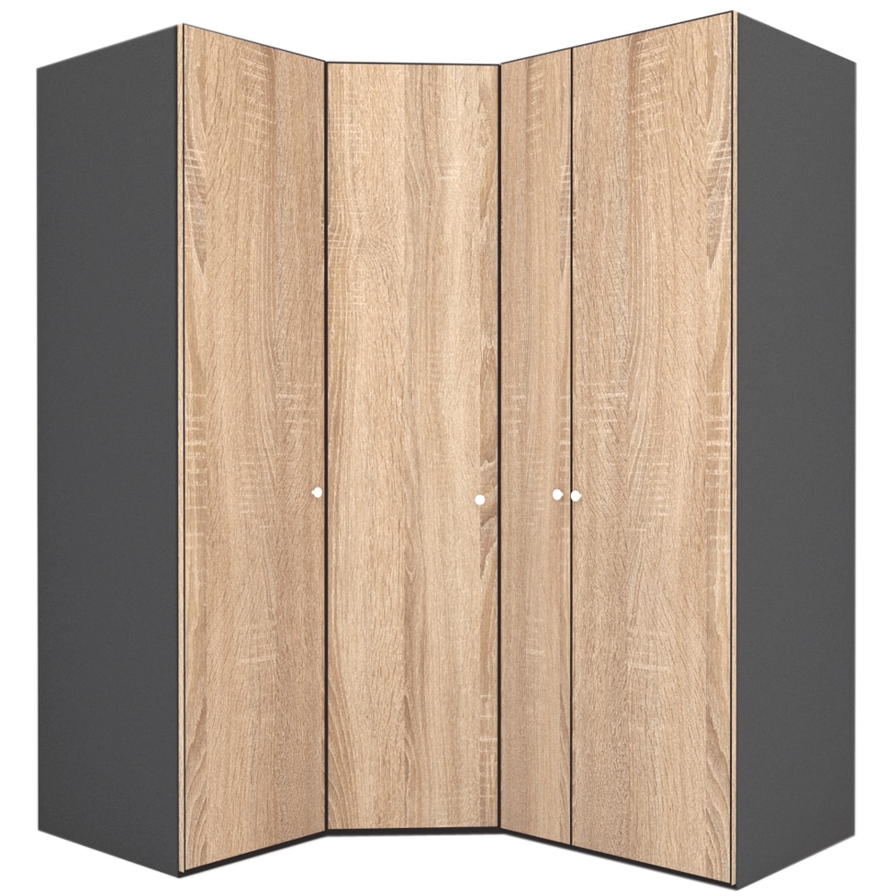 Dulap de Colt Genarom LEX Model A, Decor 3025, 153-178 x 218 x 66 cm