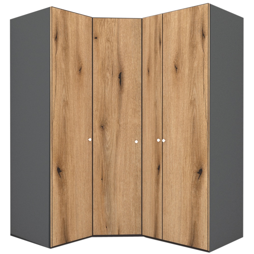 Dulap de Colt Genarom LEX Model A, Decor K365, 153-178 x 218 x 66 cm