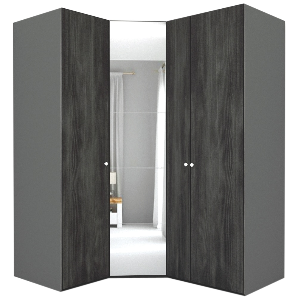 Dulap de Colt Genarom LEX Model A, Decor 8509 / Oglinda, 153-178 x 240 x 66 cm