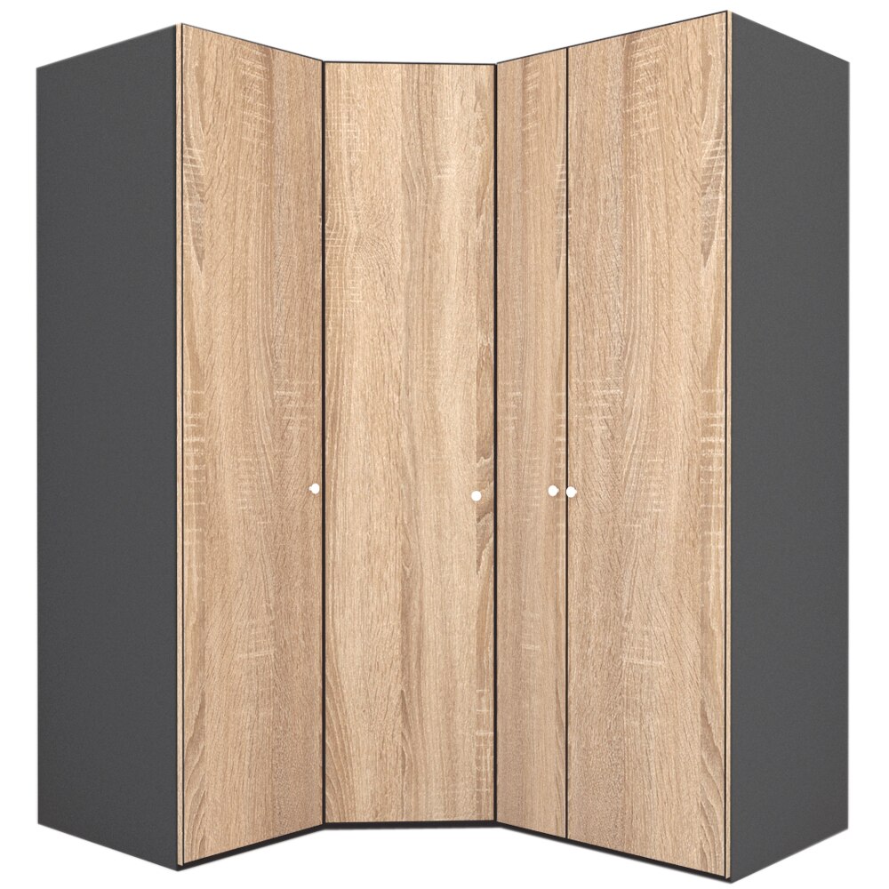 Dulap de Colt Genarom LEX Model A, Decor 3025, 153-178 x 240 x 66 cm