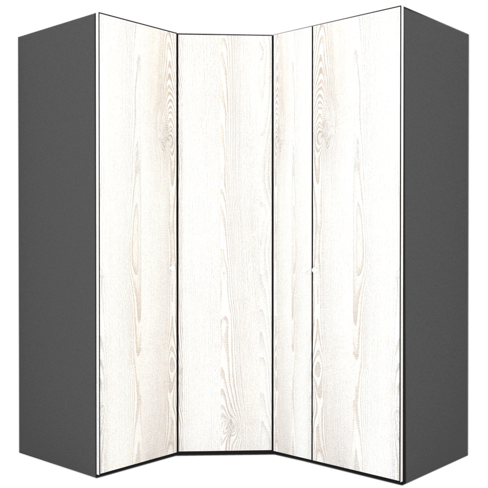 Dulap de Colt Genarom LEX Model A, Decor K010, 153-178 x 240 x 66 cm