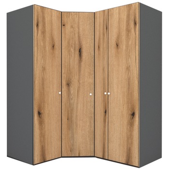 Dulap de Colt Genarom LEX Model A, Decor K365, 153-178 x 240 x 66 cm Dulap de Colt Genarom LEX Model A, Decor K365, 153-178 x 240 x 66 cm