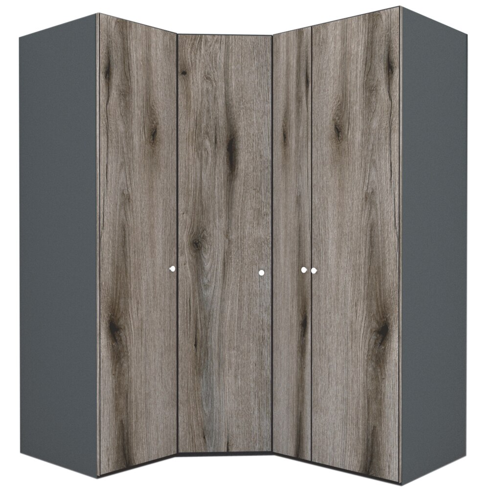 Dulap de Colt Genarom LEX Model A, Decor K366, 153-178 x 240 x 66 cm