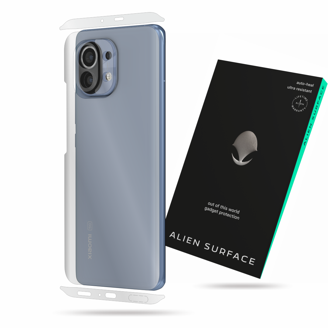 Folie Alien Surface, compatibila cu Xiaomi Mi 11 Ultra, protectie spate, laterale