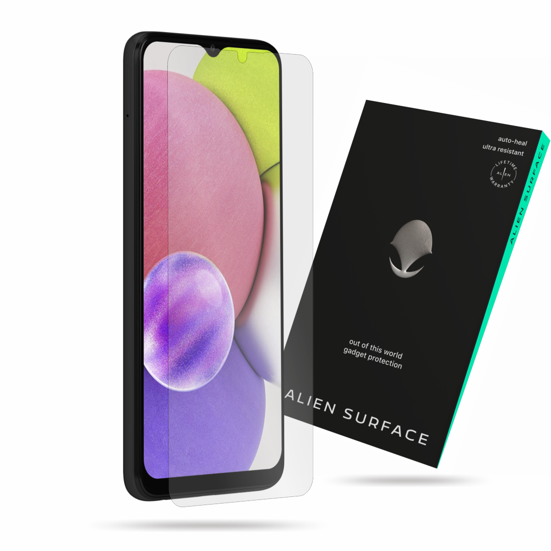 Folie Alien Surface, compatibila cu Samsung Galaxy A03s, protectie ecran
