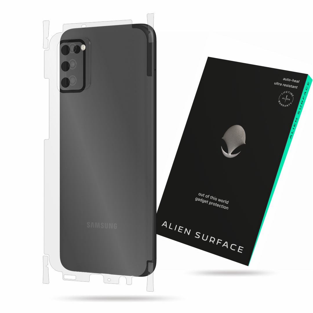 Folie Alien Surface, compatibila cu Samsung Galaxy A03s, protectie spate, laterale