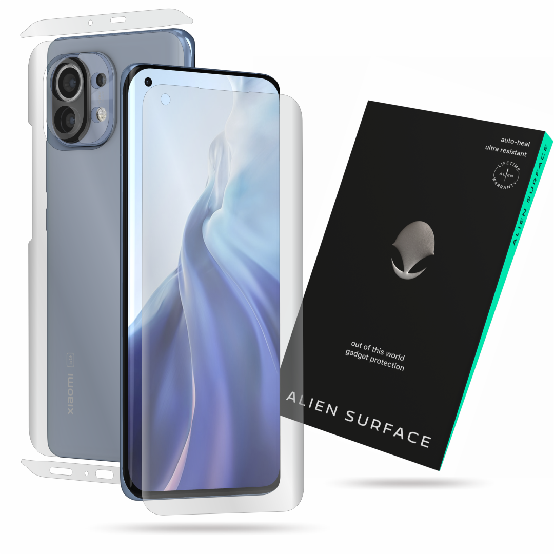 Folie Alien Surface, compatibila cu Xiaomi Mi 11 Ultra, protectie ecran, spate, laterale