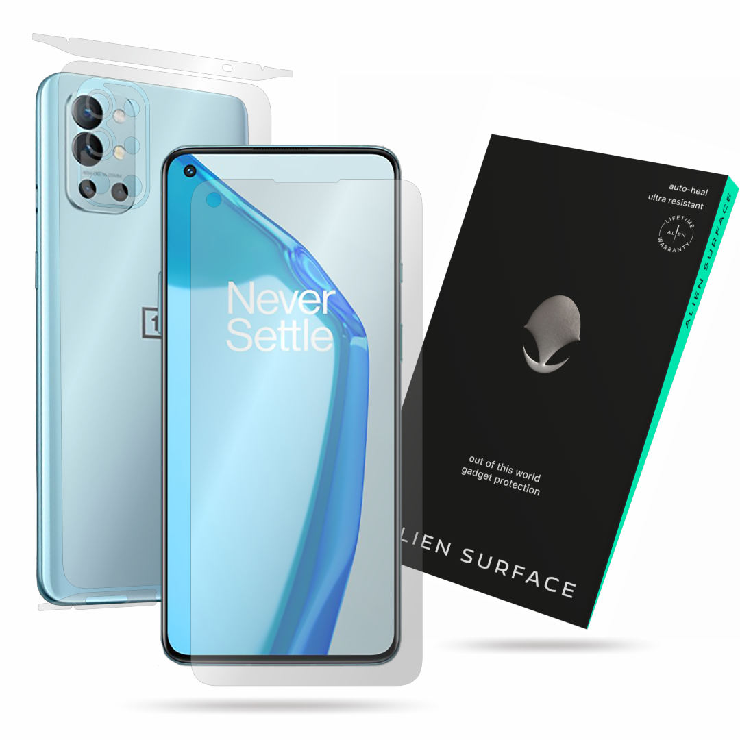Folie Alien Surface, compatibila cu OnePlus 9R, protectie ecran, spate, laterale