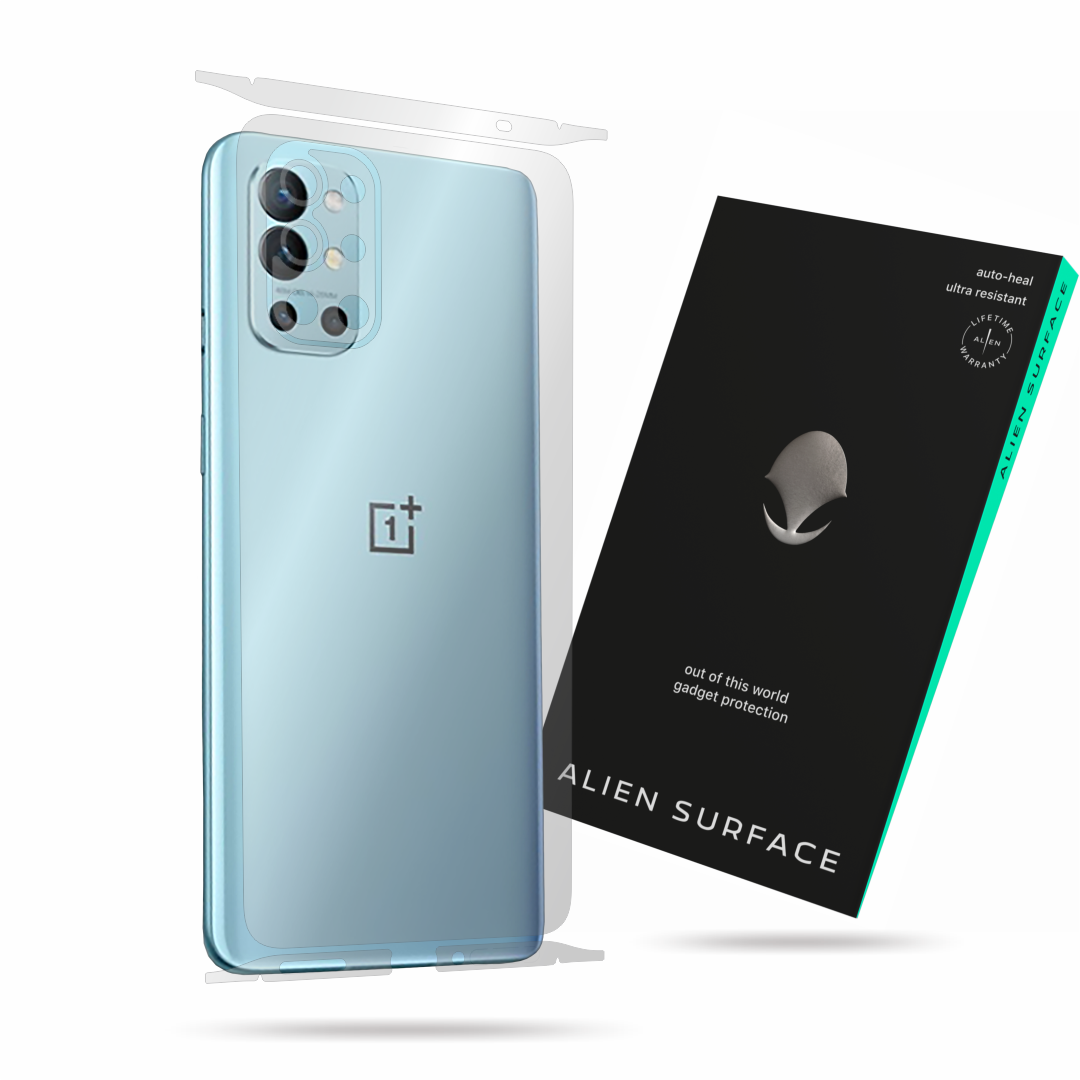 Folie Alien Surface, compatibila cu OnePlus 9R, protectie spate, laterale