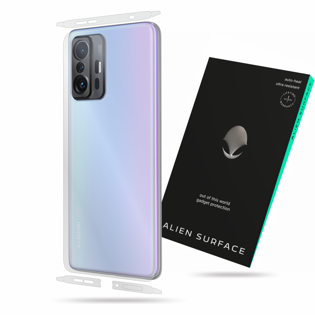 Folie Alien Surface, compatibila cu Xiaomi 11T (11T Pro), protectie spate, laterale