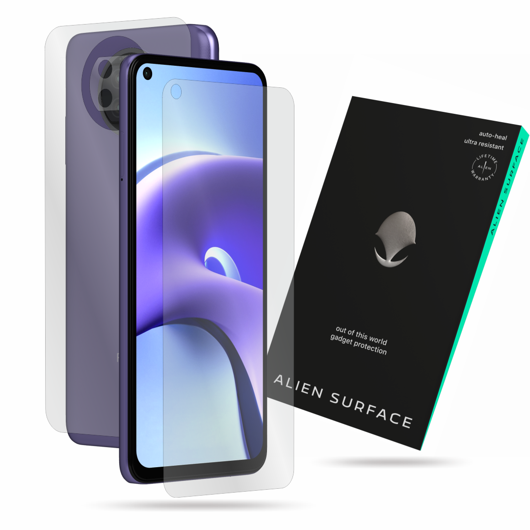 Folie Alien Surface, compatibila cu Xiaomi Redmi Note 9T, protectie ecran, spate, laterale