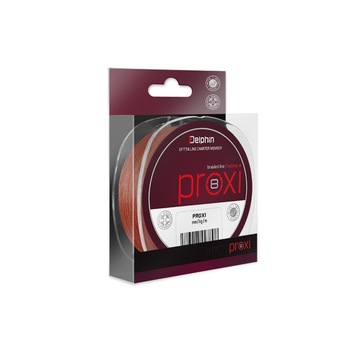 Fir pescuit, Textil Delphin, Model PROXI 8 Culoare maro Diametru 0,08mm Rezistenta 10,6lbs Lungime 1300m Fir pescuit, Textil Delphin, Model PROXI 8 Culoare maro Diametru 0,08mm Rezistenta 10,6lbs Lungime 1300m