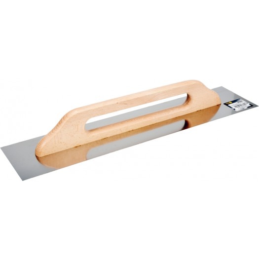 Gletiera inox dreapta Vorel 580x128 mm, maner lemn