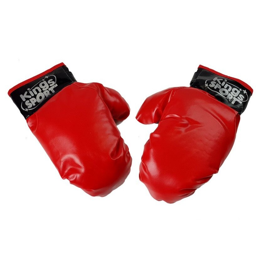 Set de box pentru copii, cu manusi si centura, LeanToys, 7122