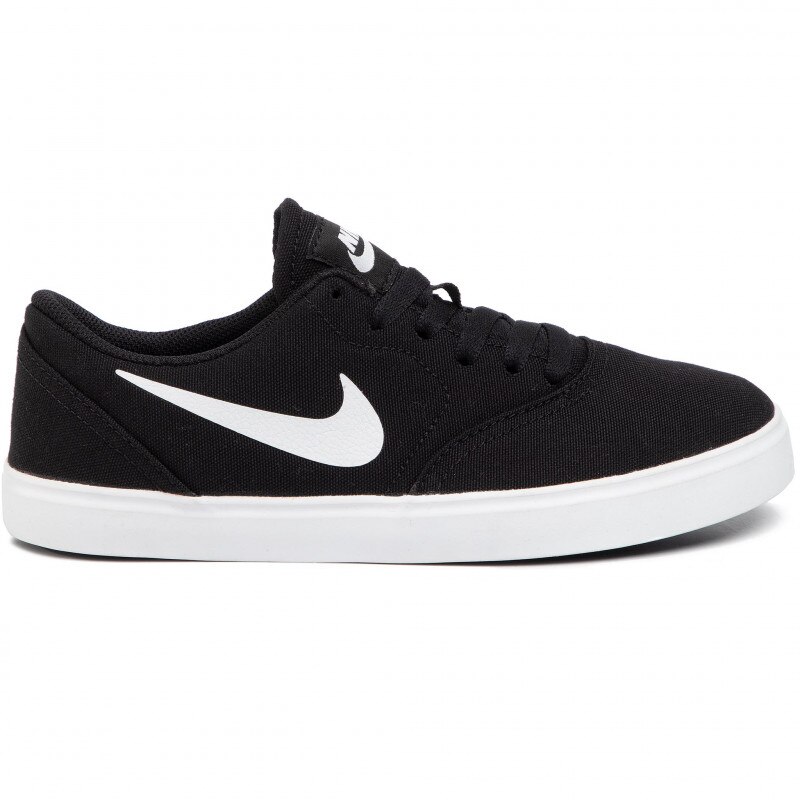Pantofi sport NIKE SB CHECK CNVS GS, 905373-003, Negru/Alb