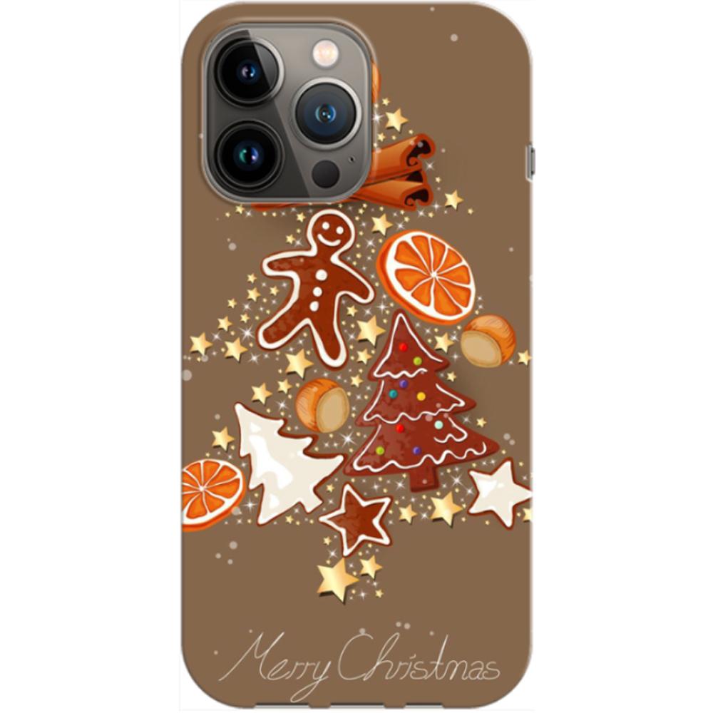 Husa craciun compatibila cu Apple iPhone 13 model Gingerbread Tree, Silicon, TPU, Viceversa