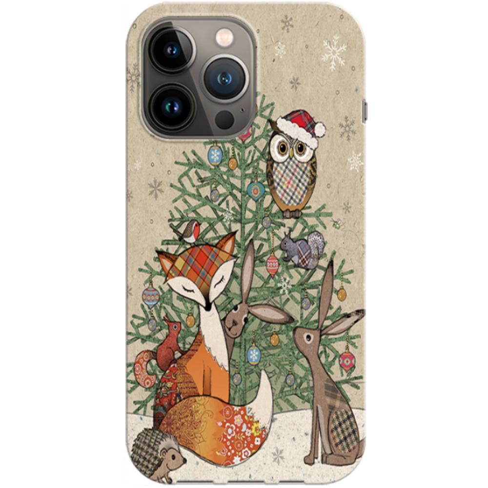 Husa craciun compatibila cu Apple iPhone 13 Pro model Christmas in Nature, Silicon, TPU, Viceversa