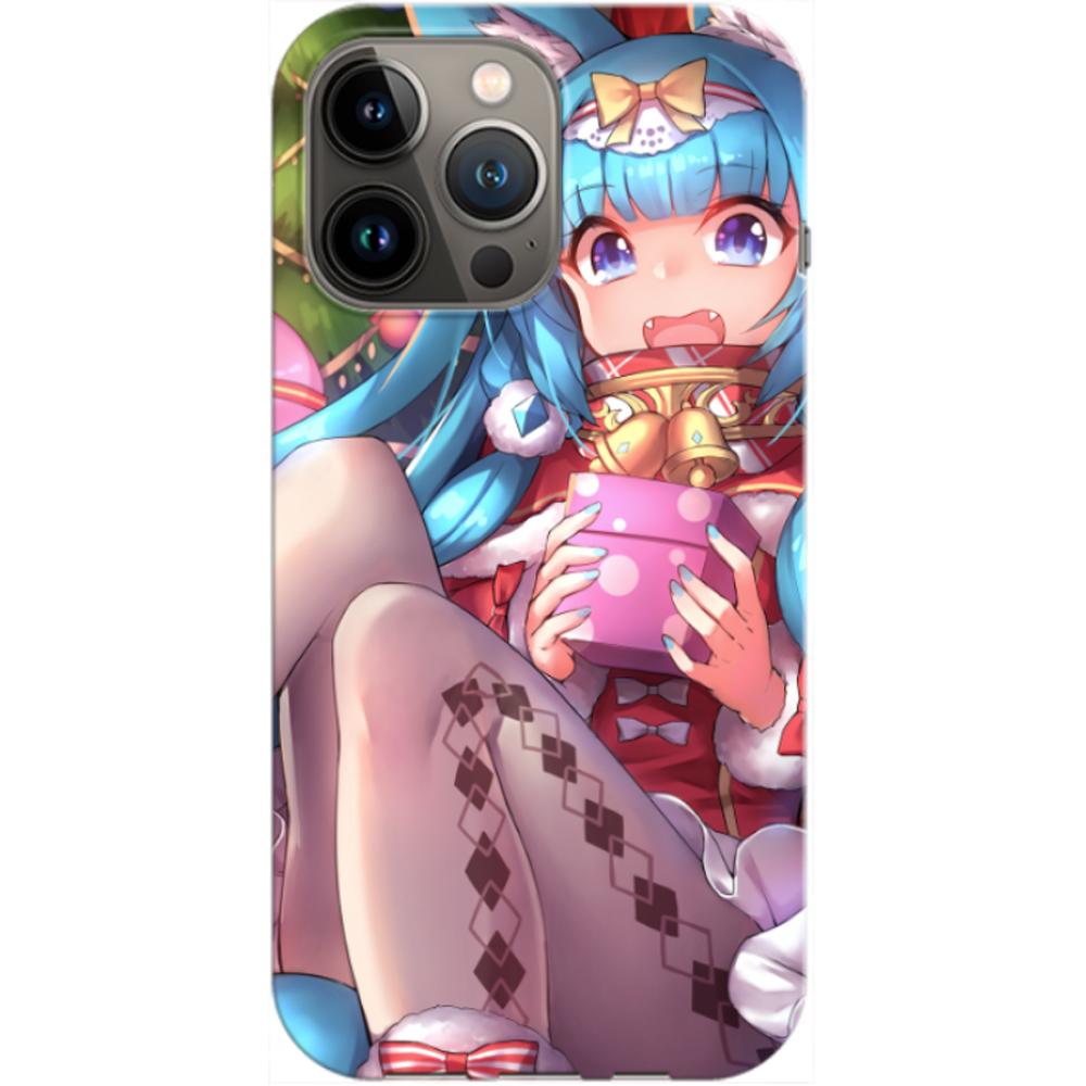 Husa craciun compatibila cu Apple iPhone 13 model Gift Opening, Silicon, TPU, Viceversa