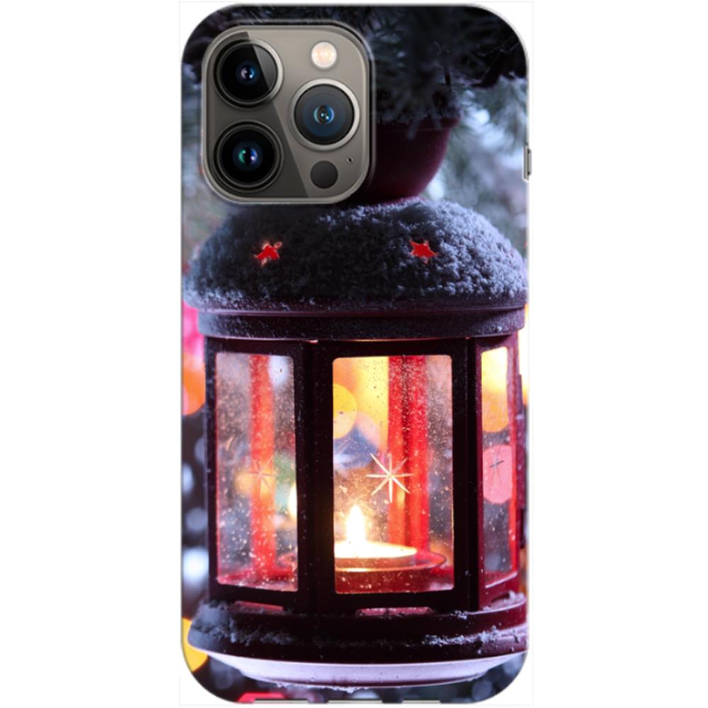 Husa craciun compatibila cu Apple iPhone 13 Mini model Christmas Lamp, Silicon, TPU, Viceversa