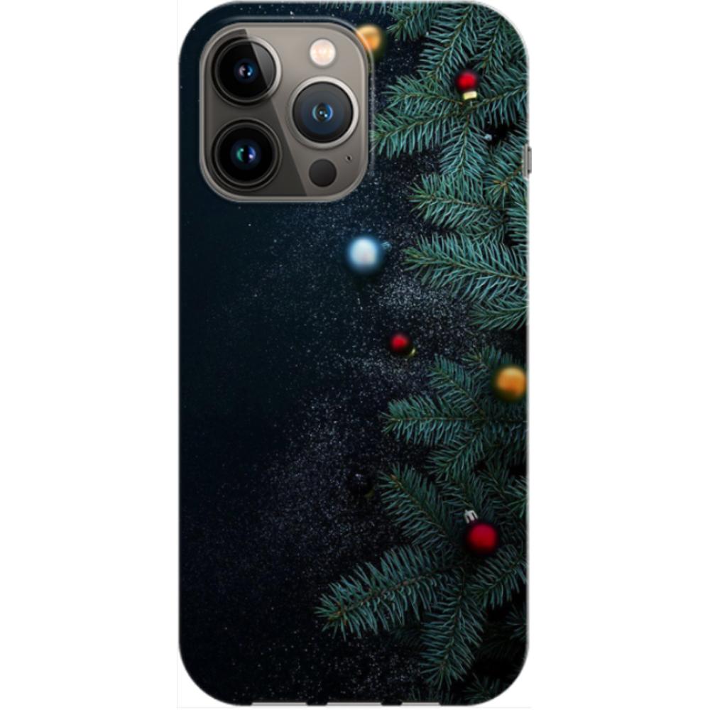 Husa craciun compatibila cu Apple iPhone 13 Pro model Christmas Globes, Silicon, TPU, Viceversa