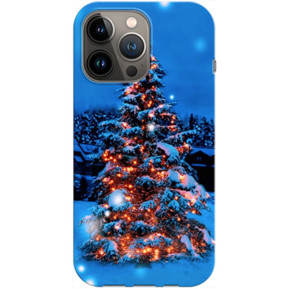 Husa craciun compatibila cu Apple iPhone 13 model Christmas Three Lights, Silicon, TPU, Viceversa