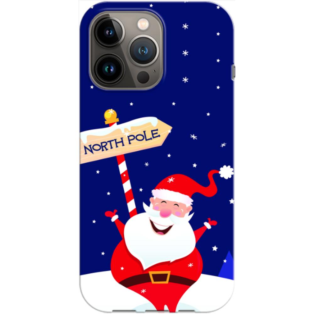 Husa craciun compatibila cu Apple iPhone 13 Mini model North Pole, Silicon, TPU, Viceversa