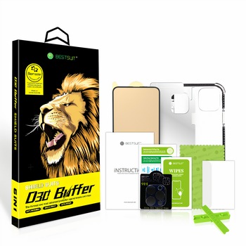Set de protectie 6 in 1, Best Suit, iPhone 13 Pro Max, Folie de protectie D30 Buffer fata, spate, camera, plus husa antishock Set de protectie 6 in 1, Best Suit, iPhone 13 Pro Max, Folie de protectie D30 Buffer fata, spate, camera, plus husa antishock