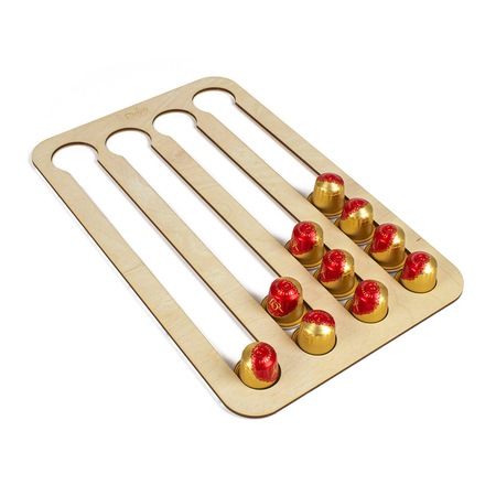Стойка за капсули Nespresso, Самозалепваща, Lovie, за 32 капсули