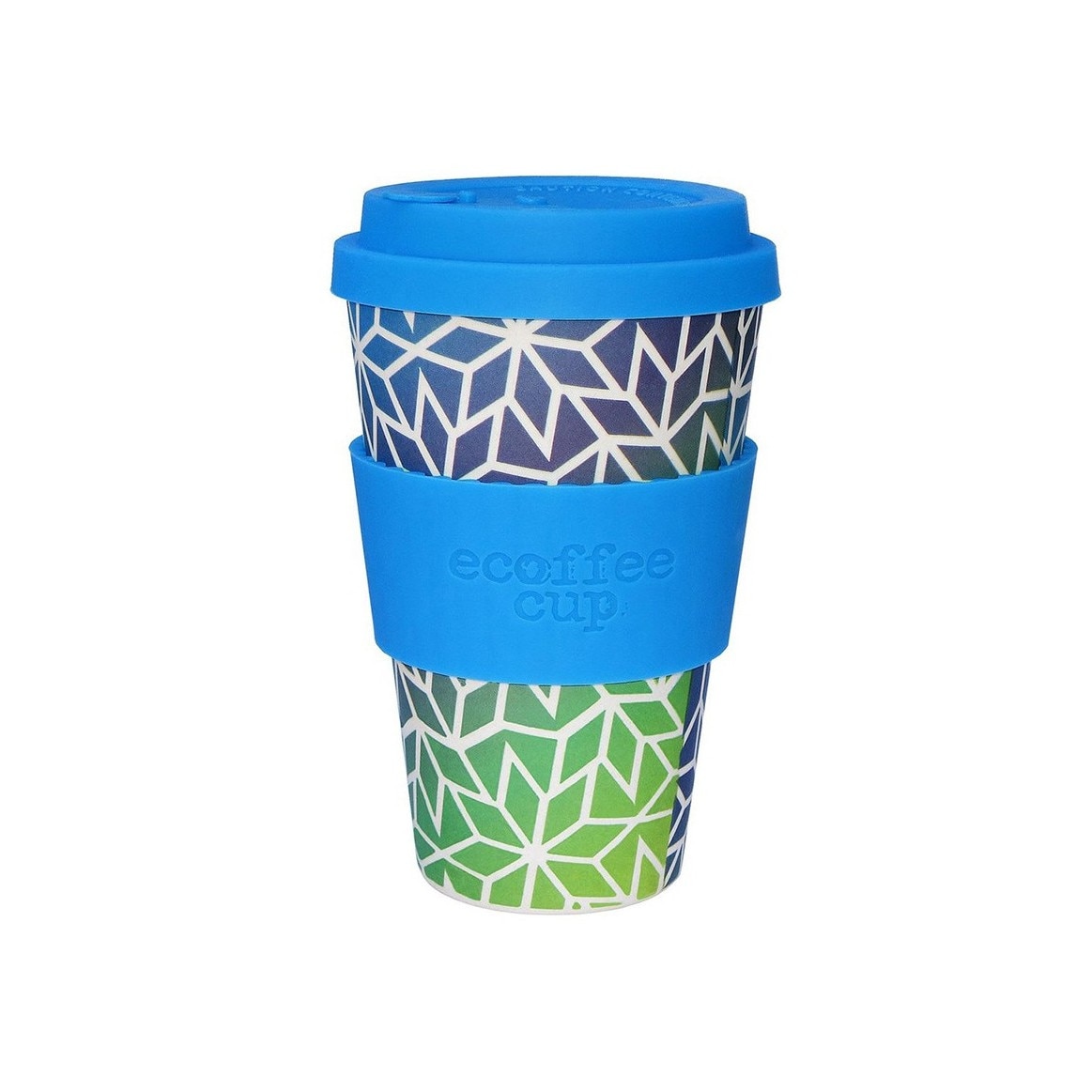 Cana de voiaj Stargate Bambus, 400 ml, Albastru