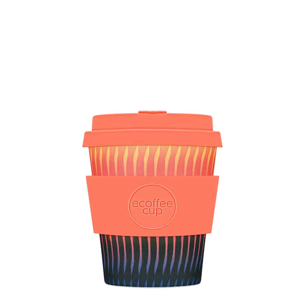 Cana de voiaj Buck Fiddy Bambus, 250 ml, Portocaliu