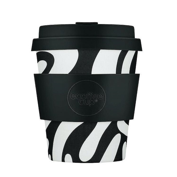 Cana de voiaj Manasa's Run Bambus, 250 ml, Negru