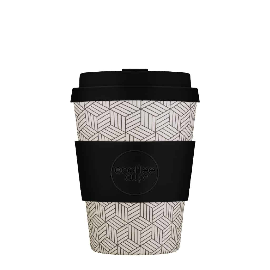 Cana de voiaj Bonfrer Bambus, 350 ml, Alb