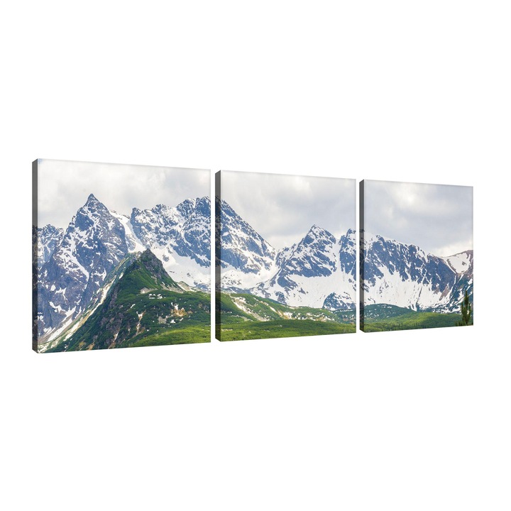 Vászonkép szett DEGRETS 78403, 25 x 75 cm, 3 részes (3x25x25 cm)