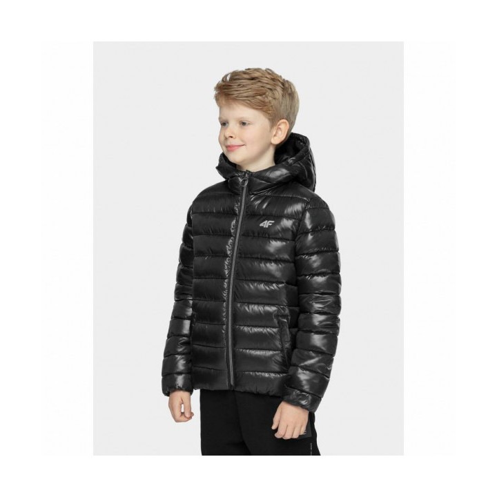 Jacheta matlasata, Baieti, HJZ21-JKUMP001, 4F, Negru, Negru, 122 CM