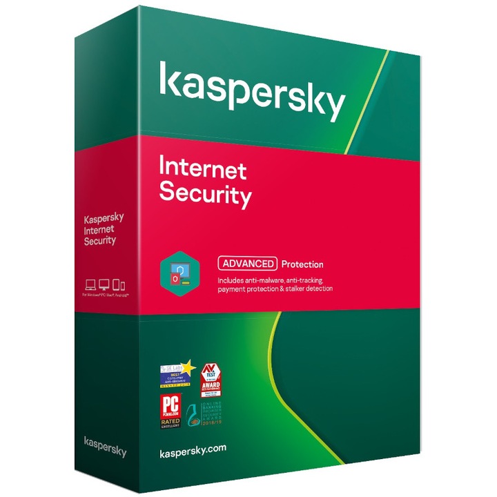 Kaspersky Internet Security 2021, 2 év, 3 eszköz