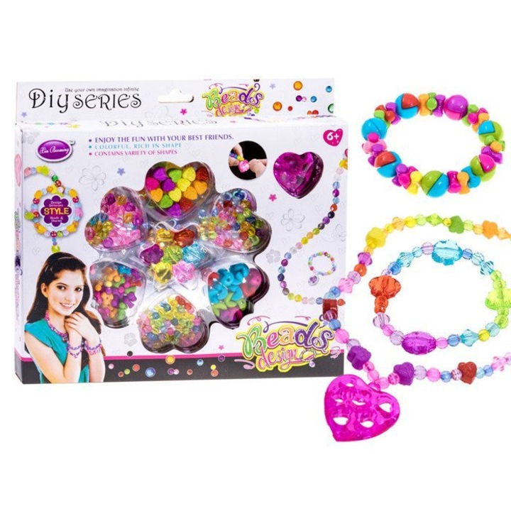 Kit DIY margele, Ramiz.hu, Multicolor