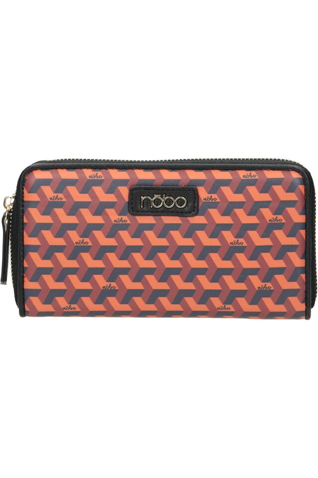 Portofel pentru femei, Nobo, Piele ecologica, 10 x 19.5 x 2.5 cm, Multicolor