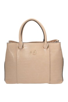 Geanta de mana, Nobo, Piele ecologica, Bej, 24x34x13 cm Geanta de mana, Nobo, Piele ecologica, Bej, 24x34x13 cm