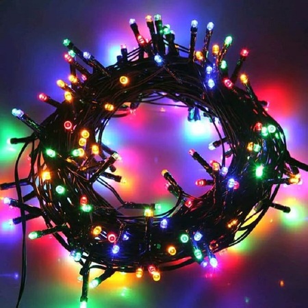 Instalatie de Craciun SIKS® ghirlanda luminoasa 8 m, liniara, multicolor, 100 leduri