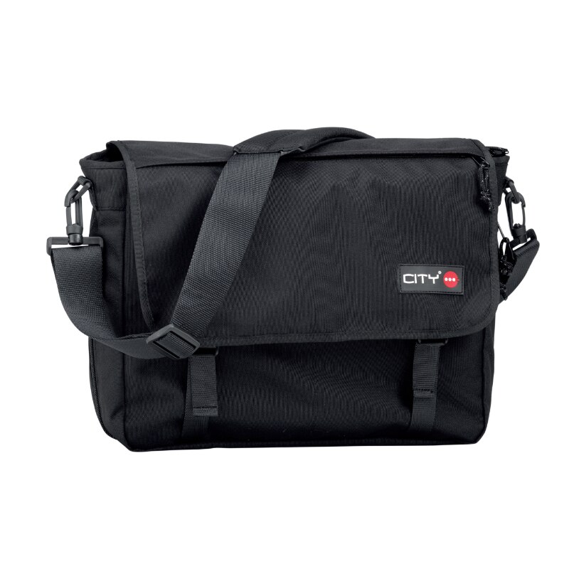 Geanta, City, 30x38x12 cm, Negru
