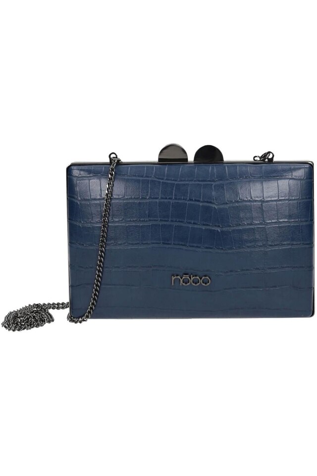 Geanta Nobo NBAG-K2160-C013, Piele ecologica, Bleumarin