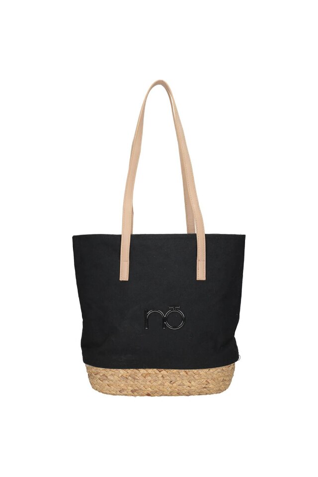 Geanta de mana Nobo, NBAG-XK0180-C020, Piele ecologica, Negru