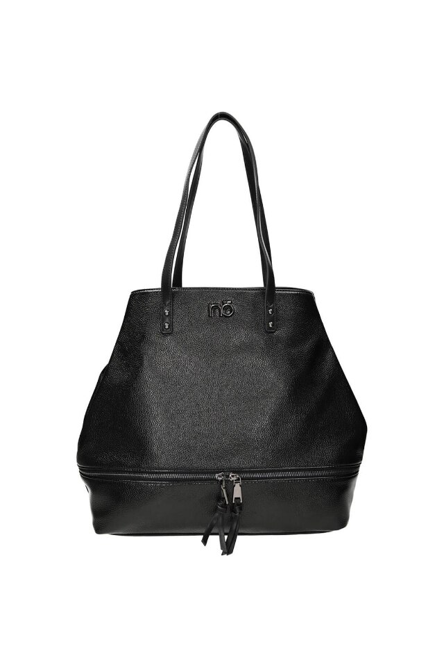 Geanta de mana, NOBO, NBAG-L2100-C020, Piele ecologica, 36x49x15 cm, Negru