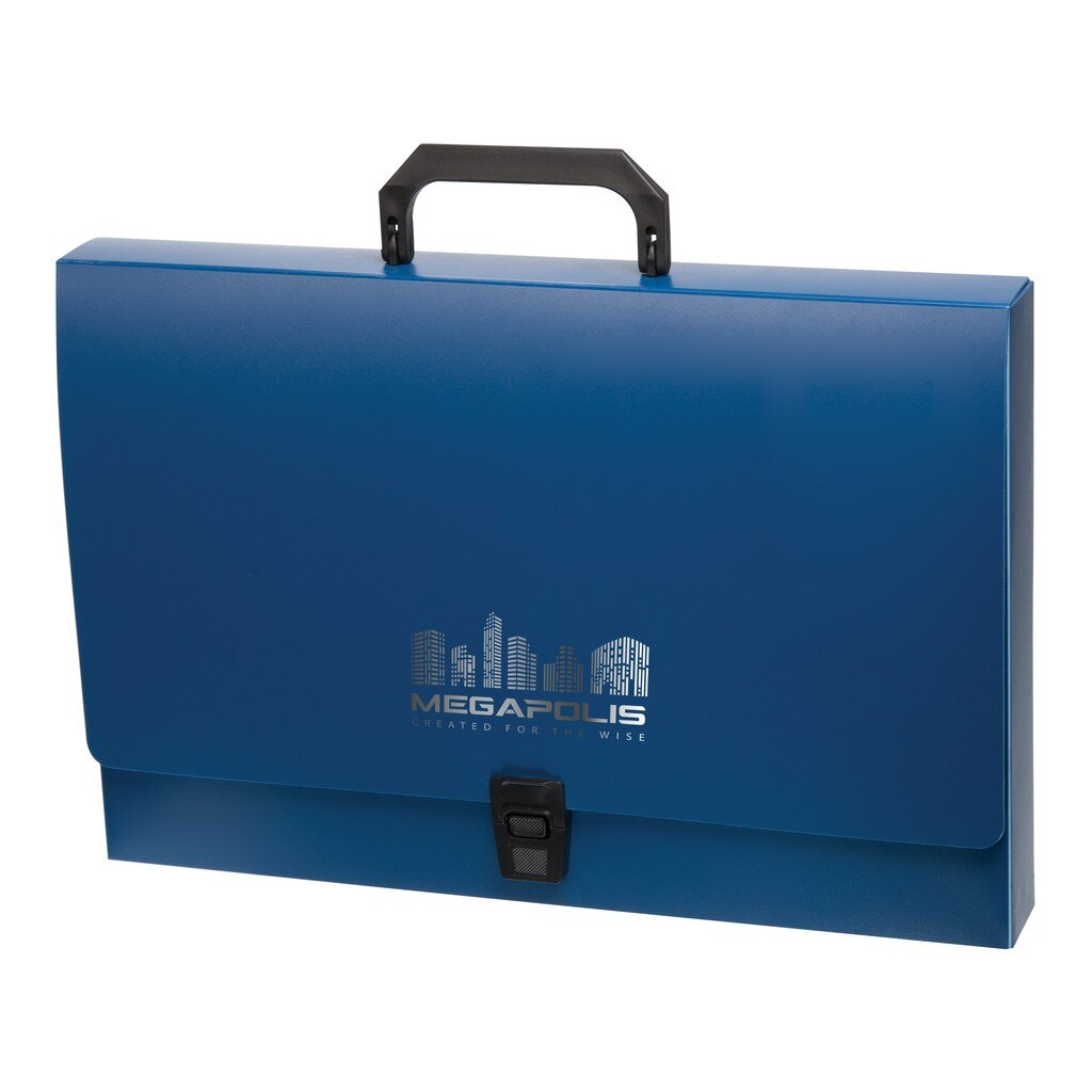 Servieta Megapolis din plastic, Albastru