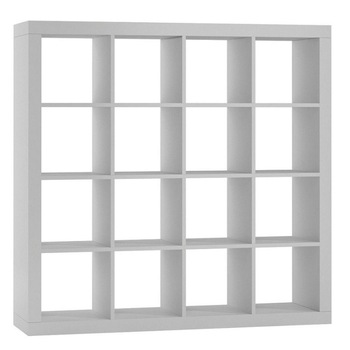 Biblioteca, TOPESHOP, cu raft, Kalax, 147x 147x 38cm, alb Biblioteca, TOPESHOP, cu raft, Kalax, 147x 147x 38cm, alb