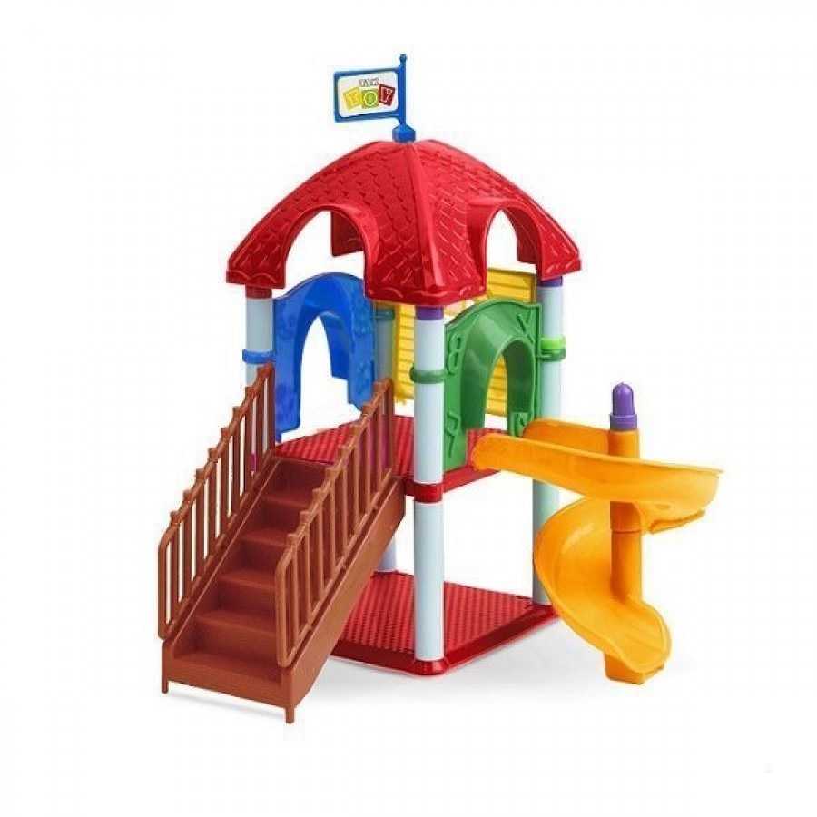 Set constructii 2 in 1 Parcul de Distractii, 58 piese, 2 figurine incluse