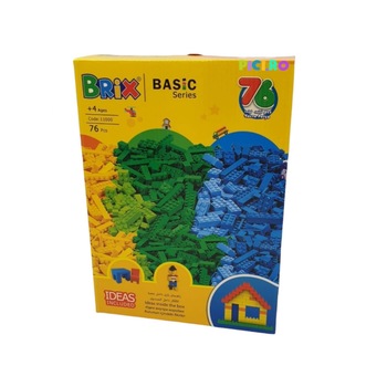 Set Cuburi Constructie tip Lego, 76 piese Set Cuburi Constructie tip Lego, 76 piese