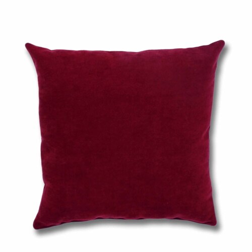 Perna decor Deco, poliester plus fibra poliester siliconizata, rosu, dimensiuni 50 x 50 cm